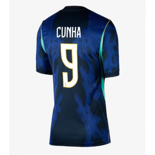 Billige Fotballdrakt Brasil Matheus Cunha #9 Replika Bortedrakt Dame VM 2026 Kortermet Billige Fotballdrakt Brasil Matheus Cunha #9 Replika Bortedrakt Dame VM 2026 Kortermet